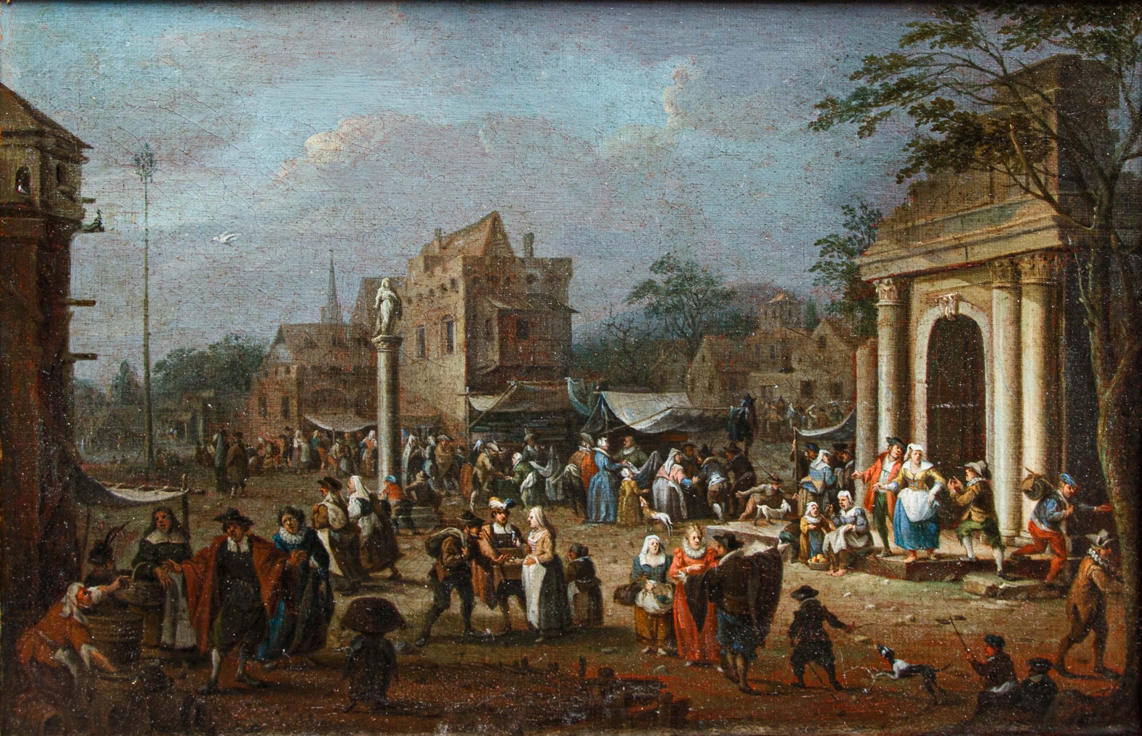 Par Matthijs Schoevaerdts, scène de genre en vente 13