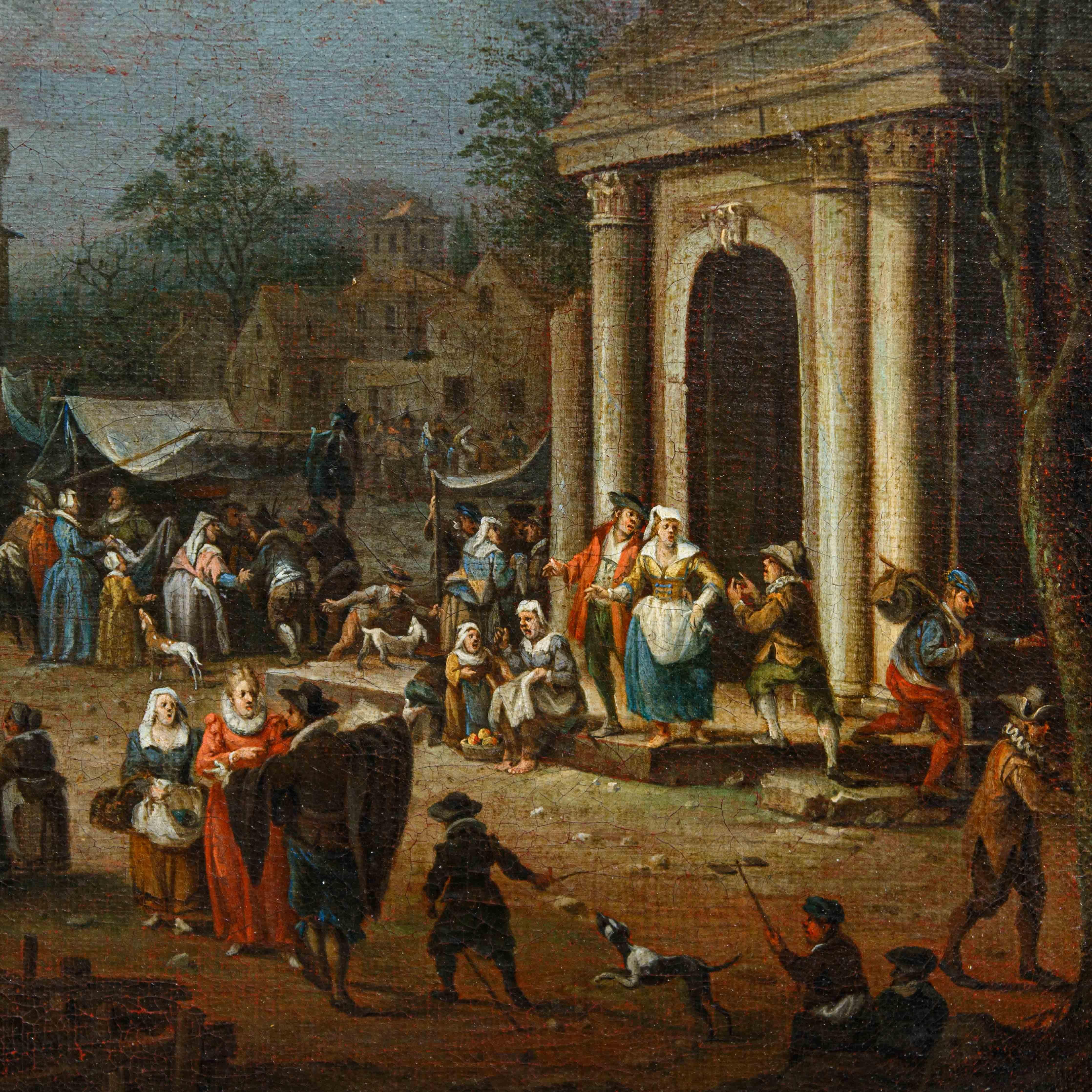 Par Matthijs Schoevaerdts, scène de genre en vente 1