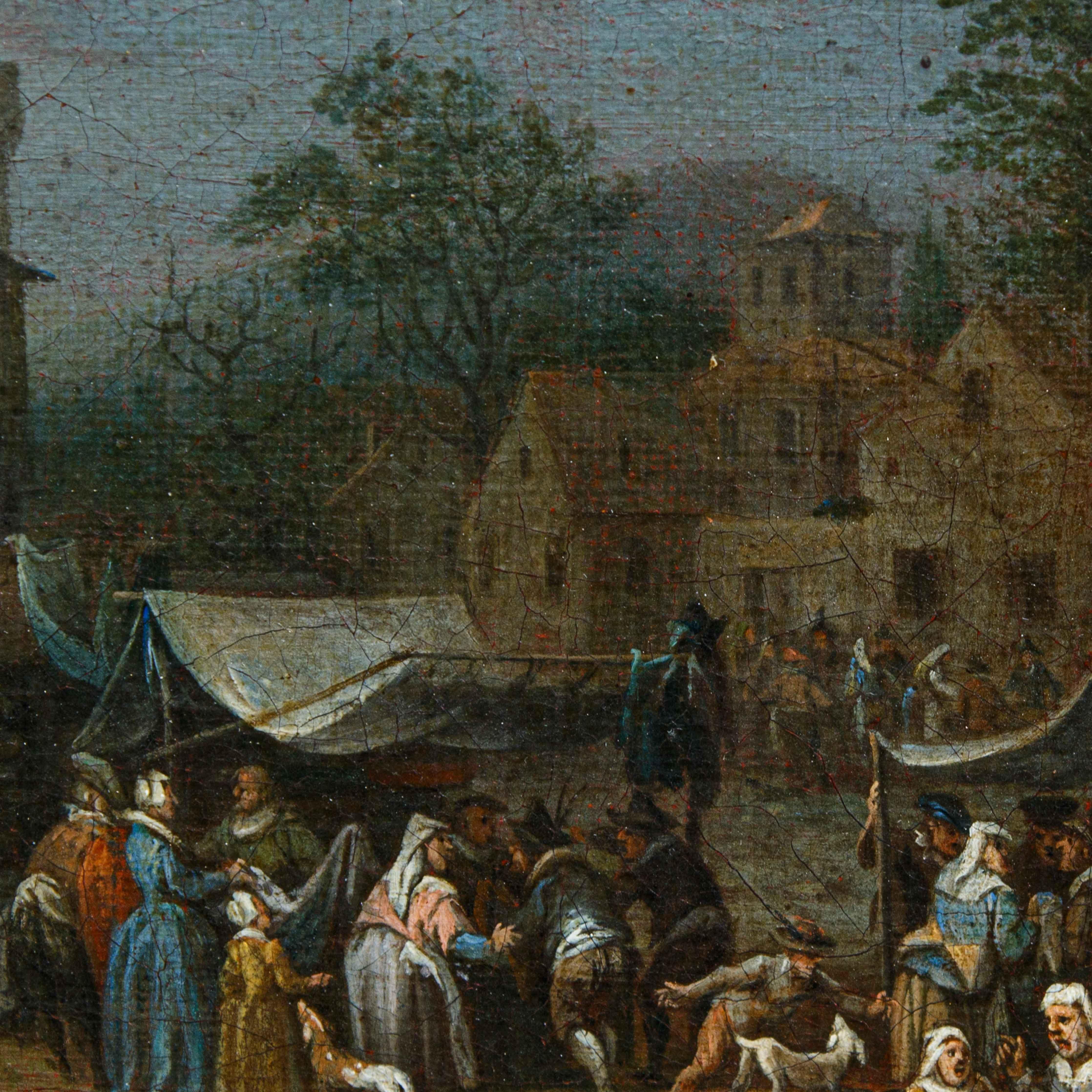 Par Matthijs Schoevaerdts, scène de genre en vente 8