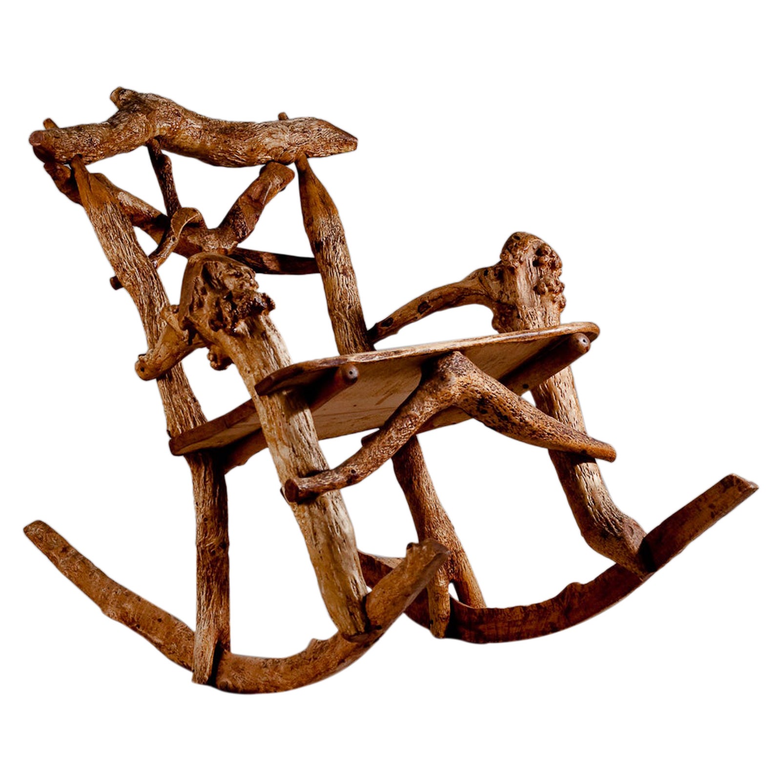 Matti Savijärvi, mecedora única de raíz de árbol de 1920 en venta