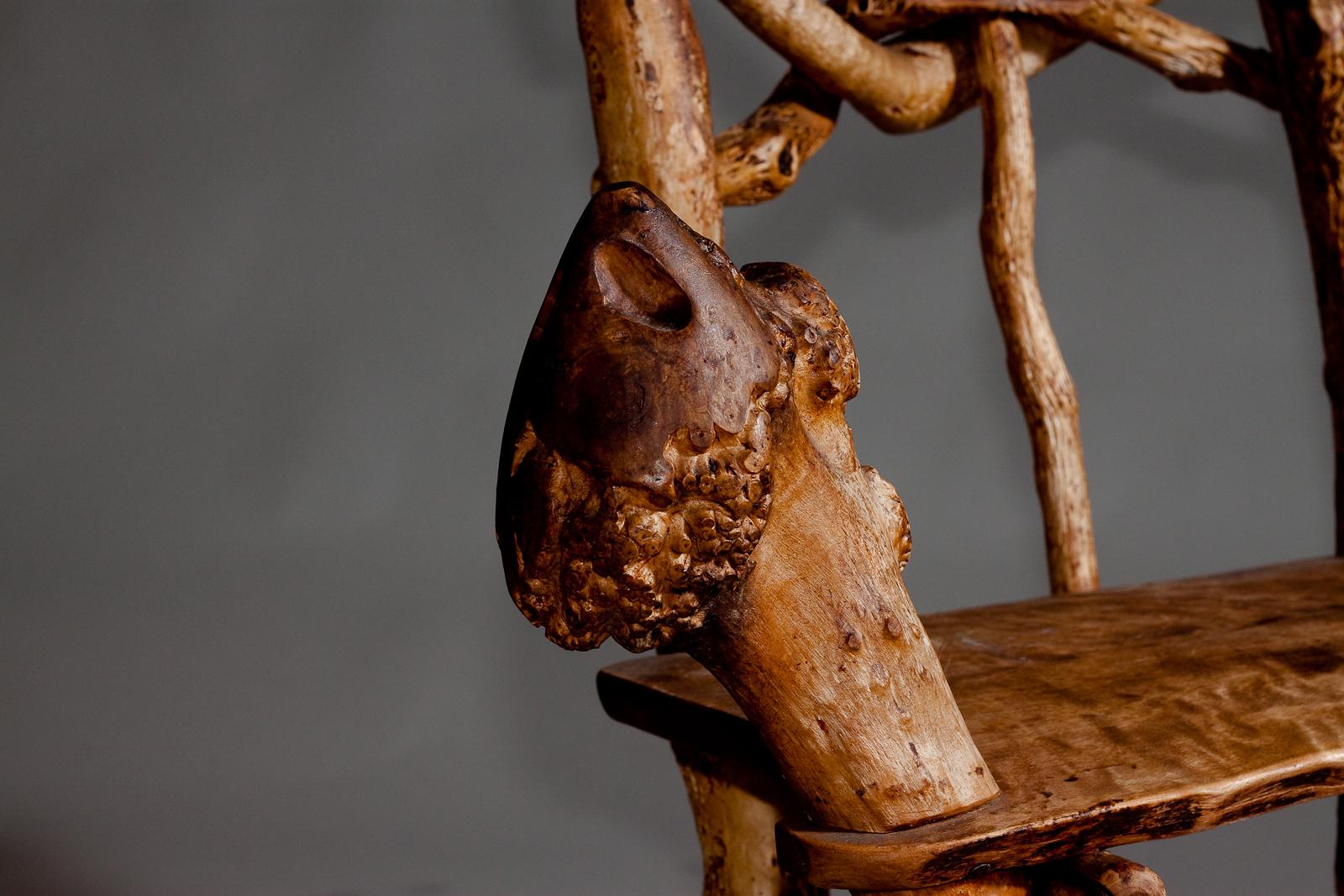 Matti Savijärvi, Finnish 1920's unique root chair For Sale 4