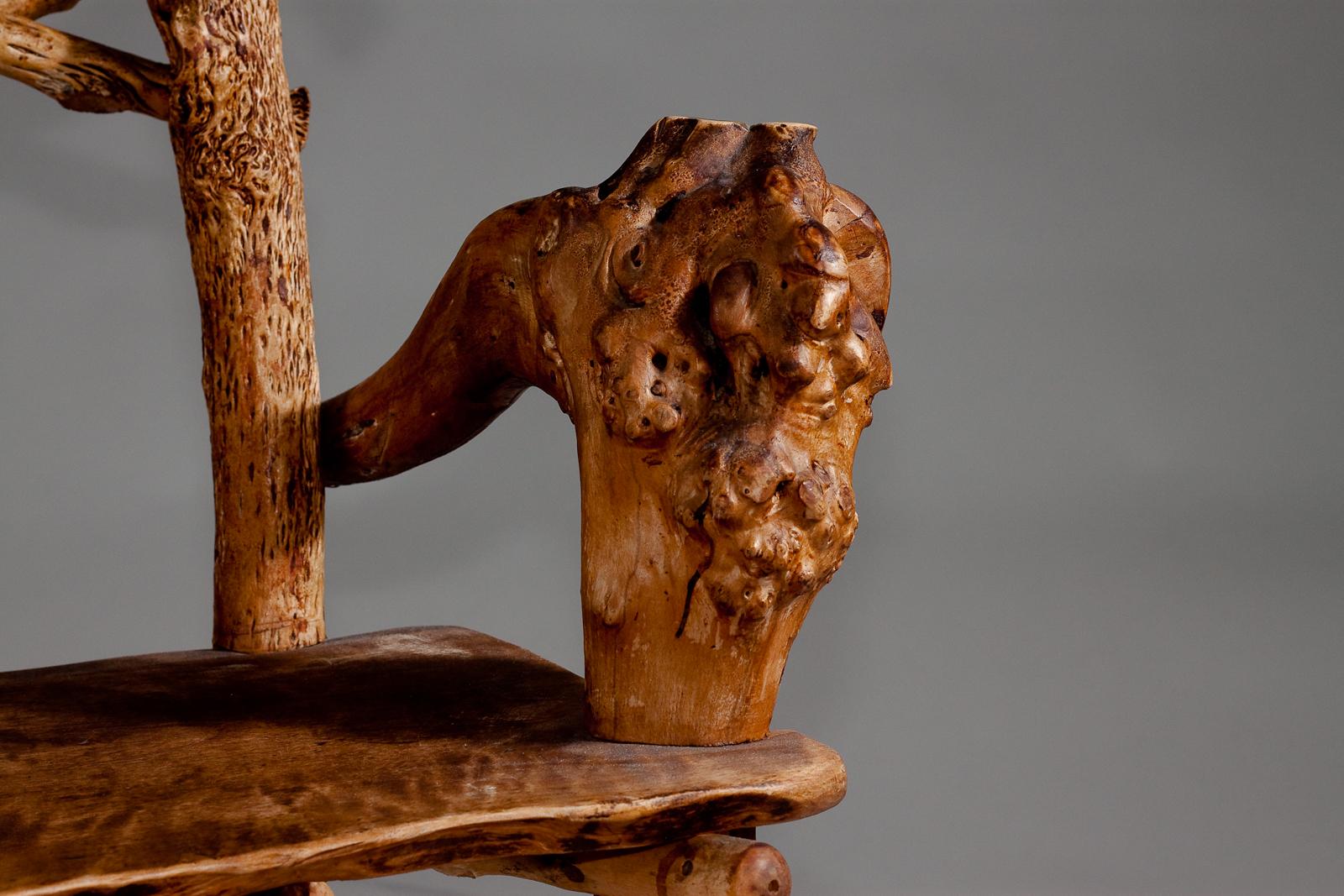 Matti Savijärvi, Finnish 1920's unique root chair For Sale 2