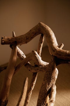 Silla mecedora de Matti Savijarvi, «Raíz de árbol», Finlandia, 1920
