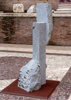 Korè-Elba granite by Mattia Bosco - Monumental sculpture, marble, Rome, Korai