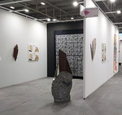 MM2 de Mattia Bosco - Grande sculpture en marbre et métal
