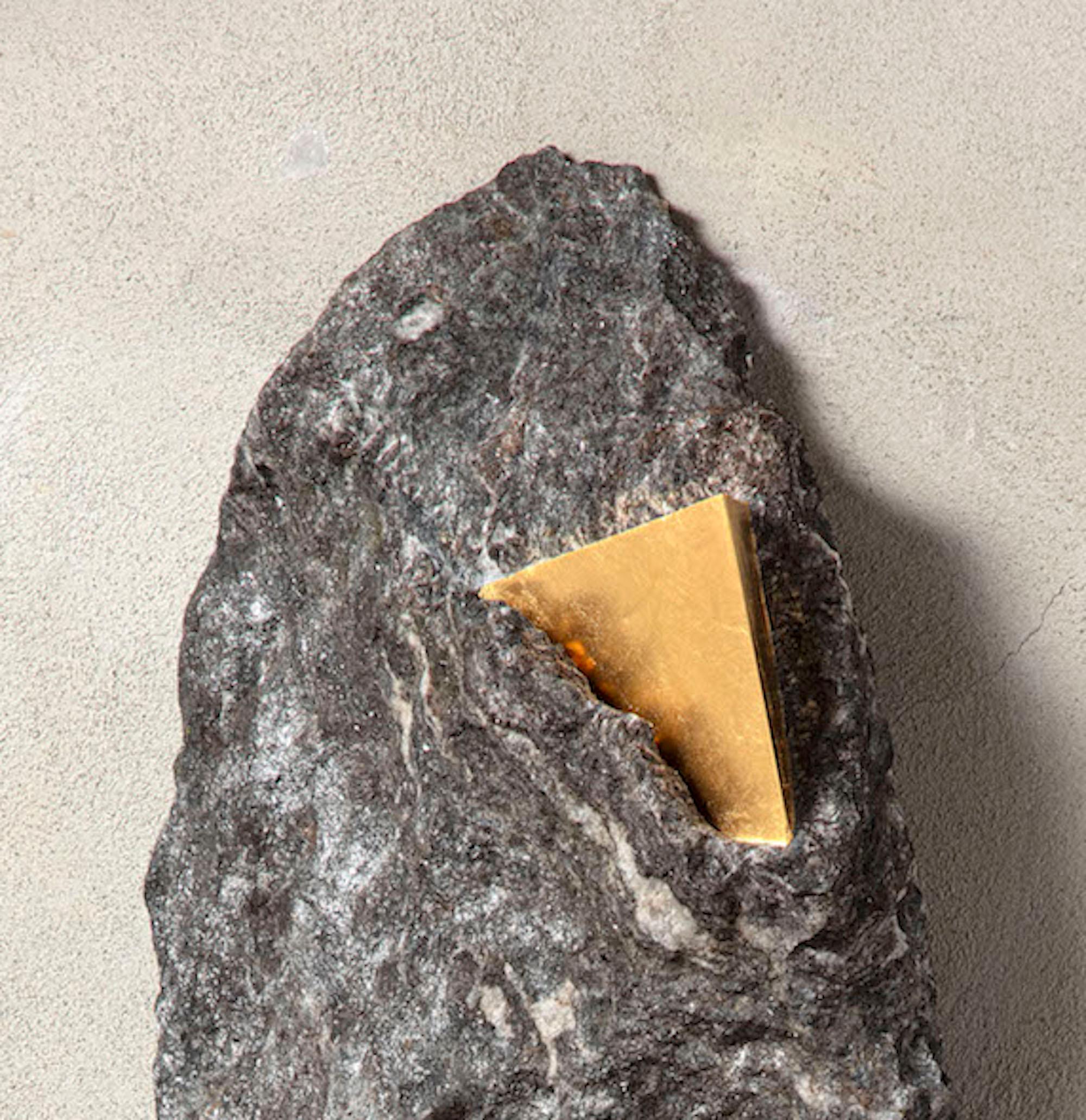 Sculpture murale Sezione Aurea 2024-006 de Mattia Bosco en vente 2