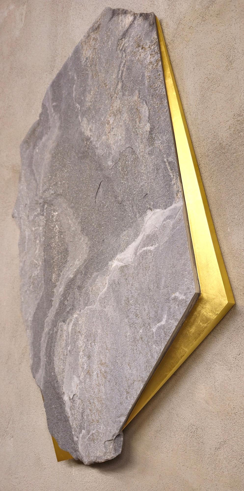 Sculpture murale Sezione Aurea 2024-017 de Mattia Bosco en vente 5