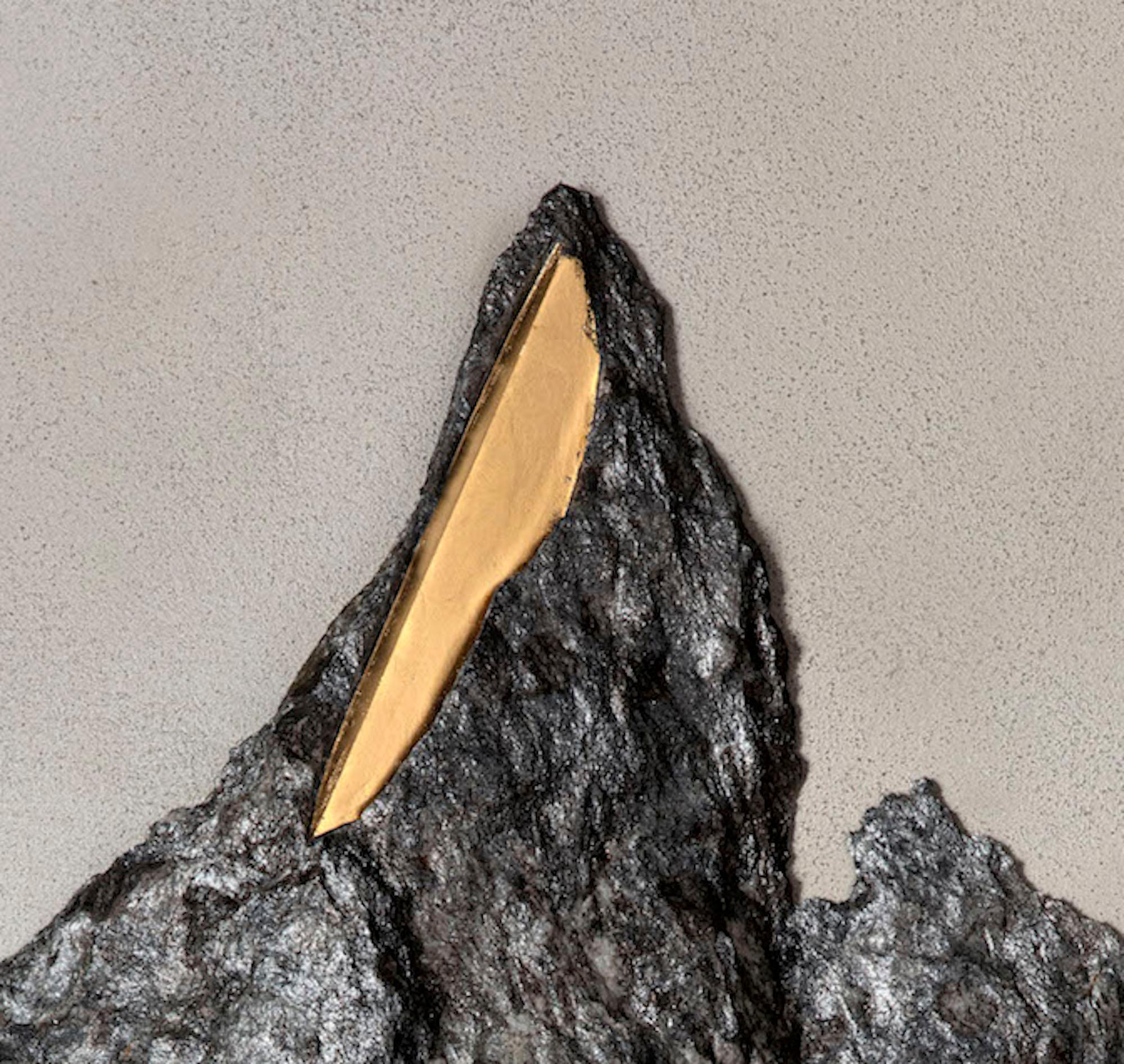 Sculpture murale Sezione Aurea 2024-018 de Mattia Bosco en vente 3