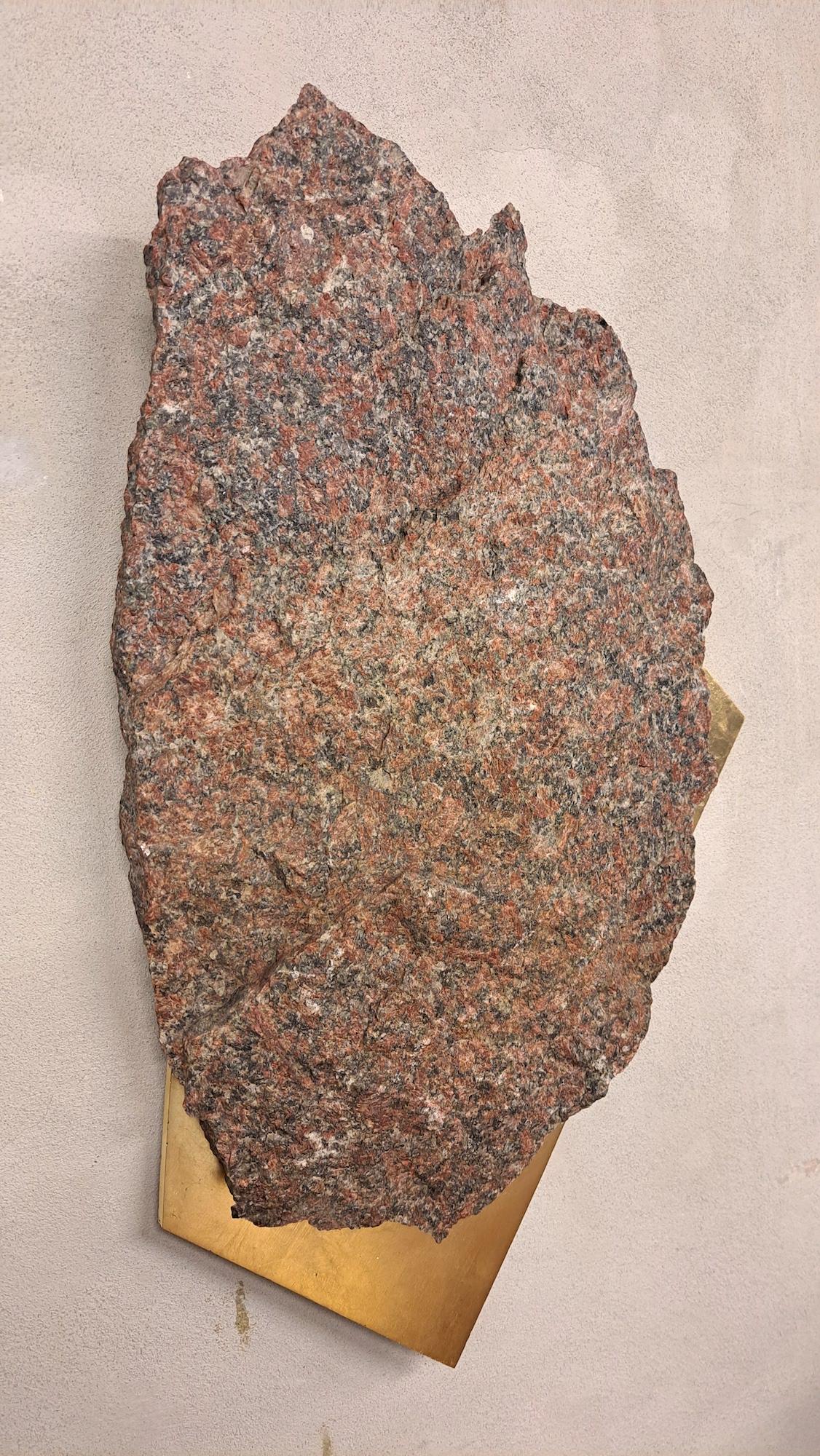 Sezione Aurea 78 de Mattia Bosco - Escultura mural, mármol, pan de oro, abstracta en venta 2