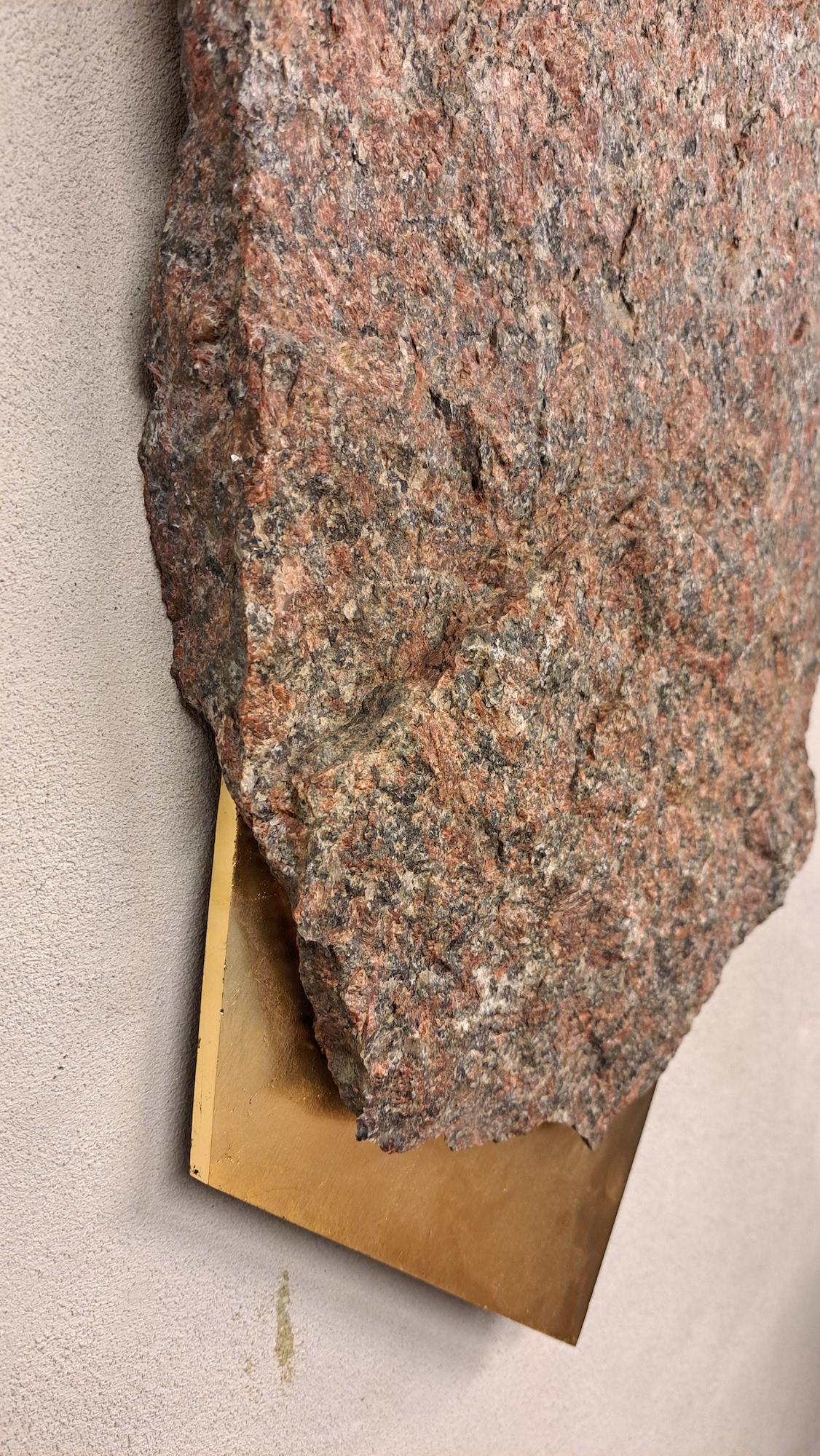 Sezione Aurea 78 de Mattia Bosco - Escultura mural, mármol, pan de oro, abstracta en venta 8