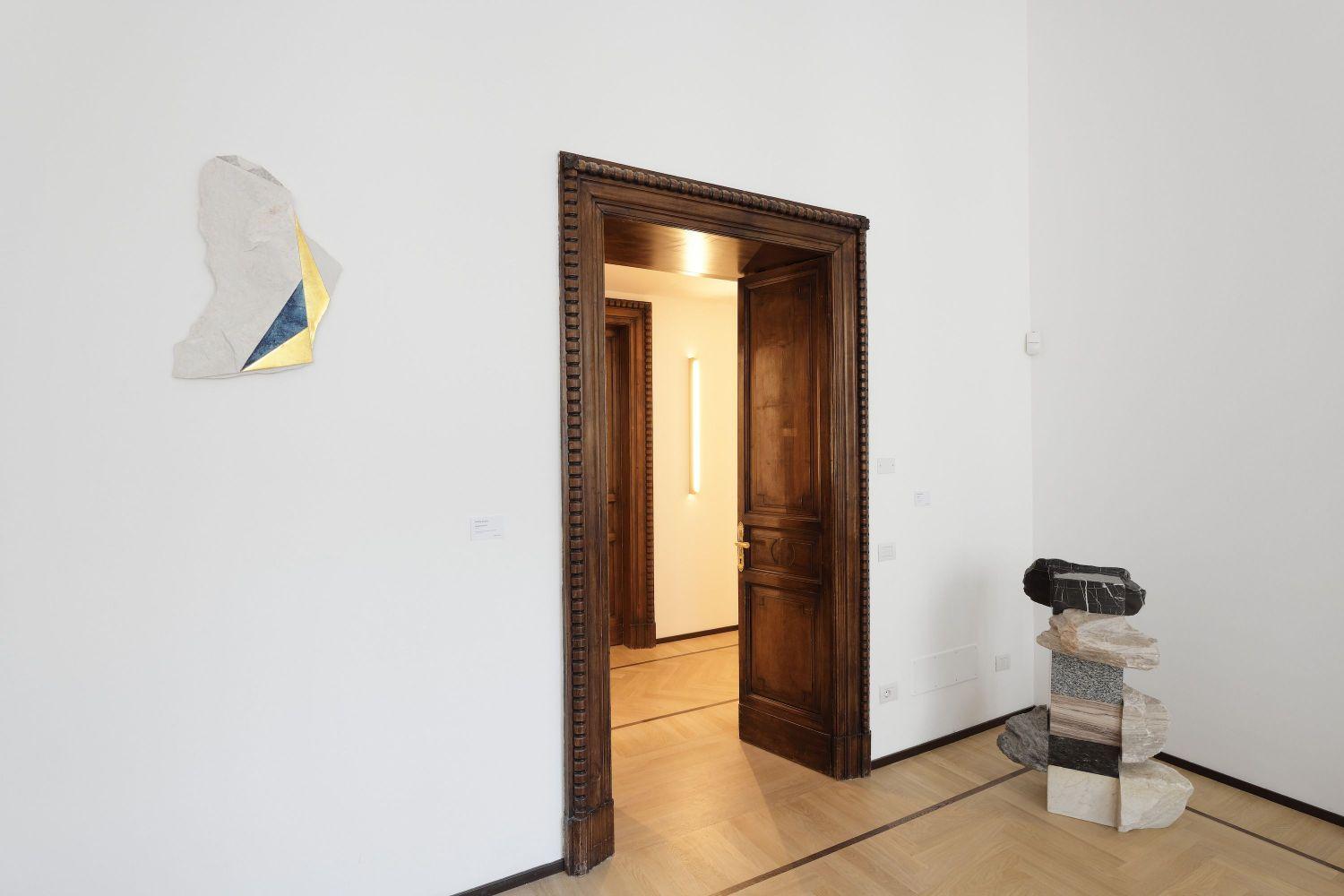 Untitled I, Palissandro by Mattia Bosco - Abstract stone sculpture, marble en vente 1