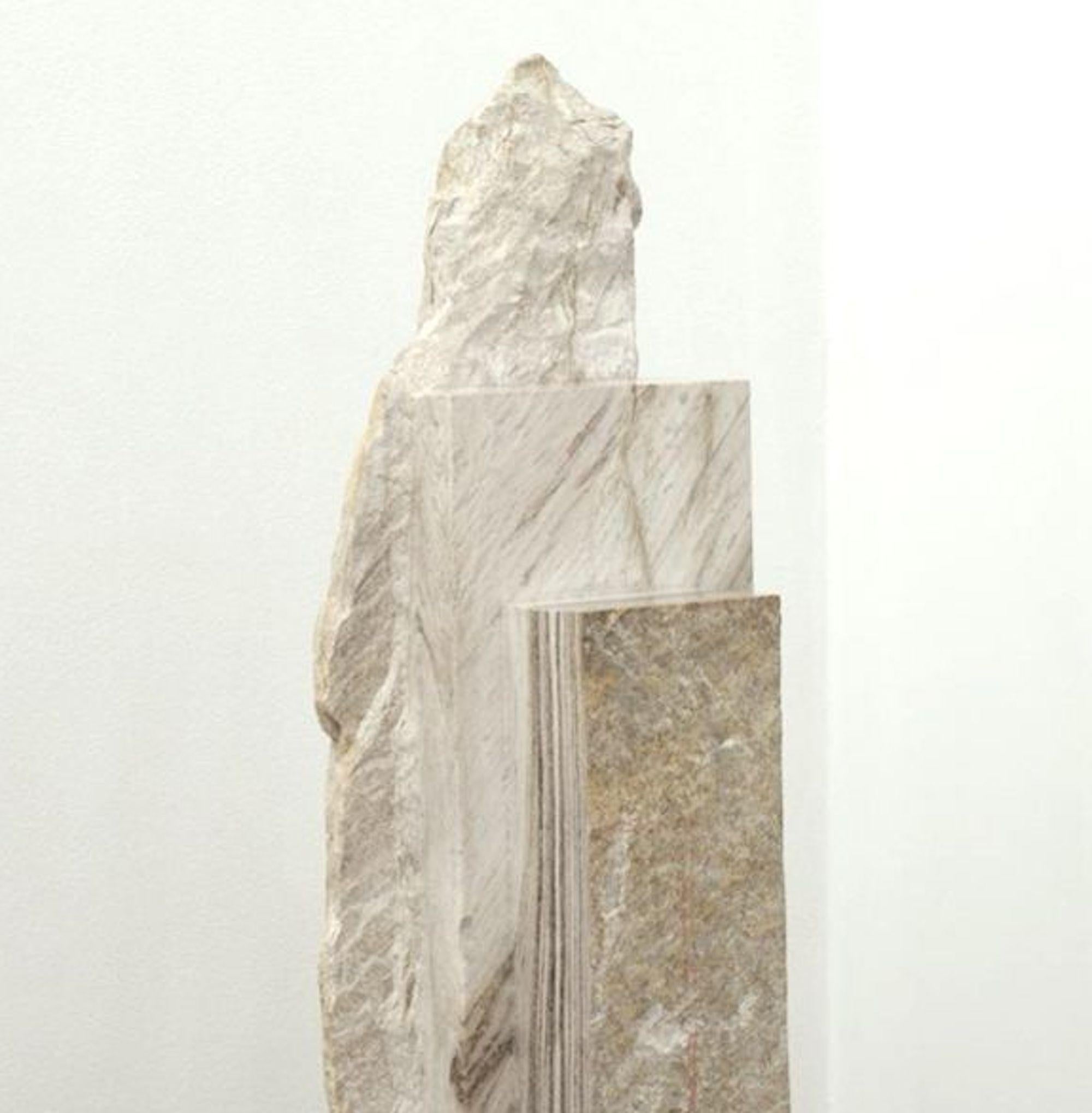 Ohne Titel II, Palissandro von Mattia Bosco - Abstrakte Steinskulptur, Marmor im Angebot 2