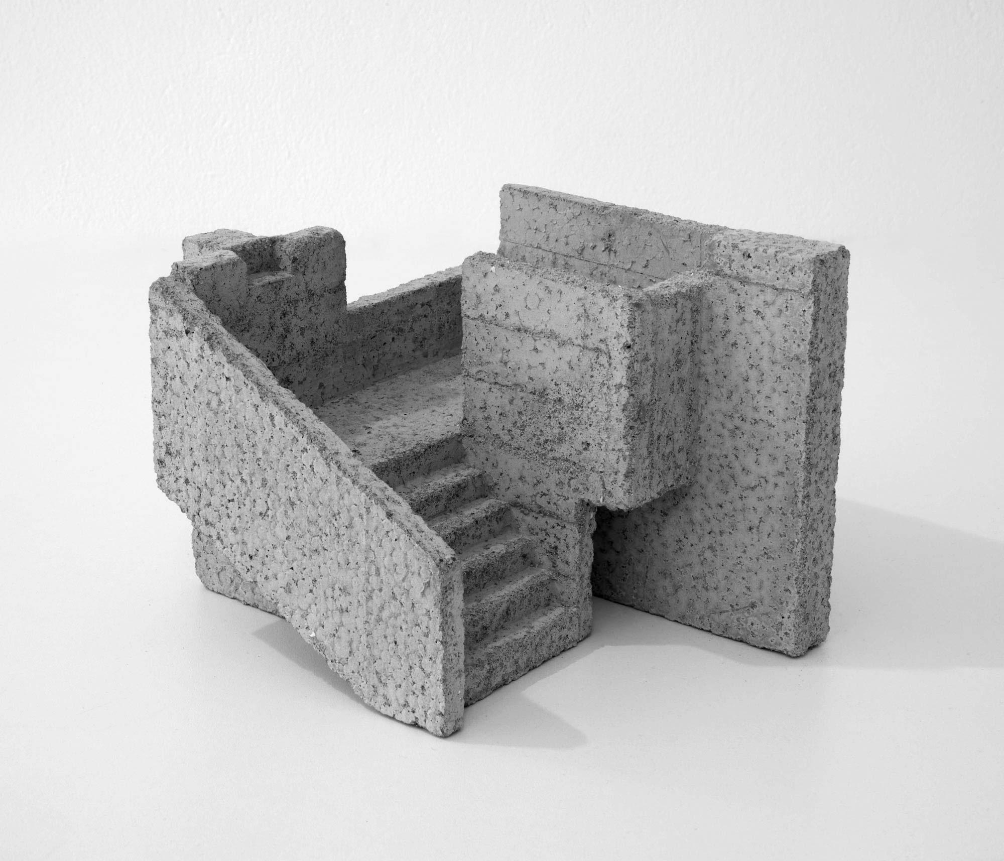 Scultura architettonica in cemento armato, 2021 - "Escalier droite droite