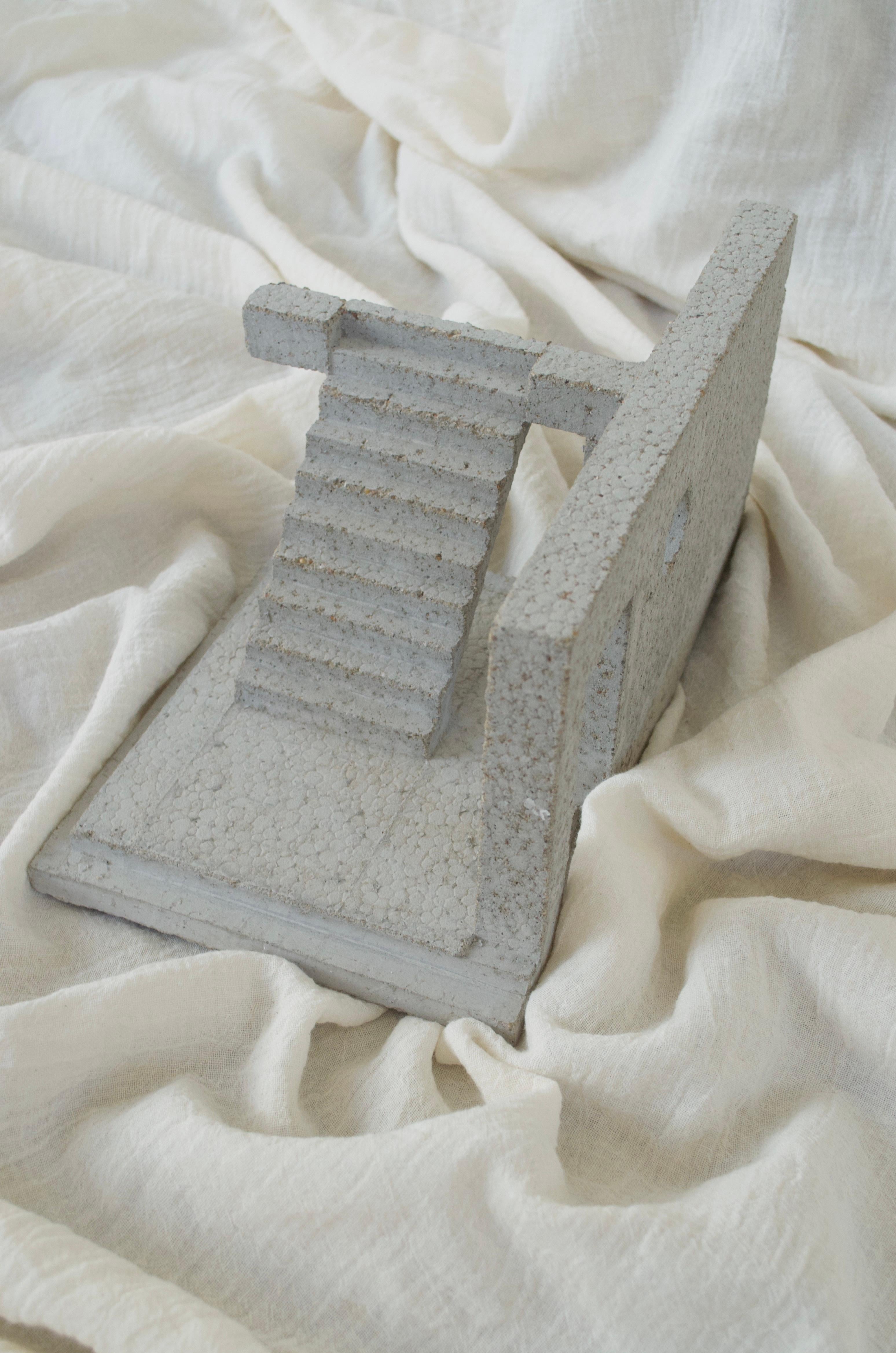 Architectural Concrete Staircase Sculpture, 2021 - 'Passage 7' For Sale 3