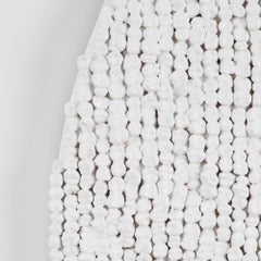 Escultura de pared conceptual en técnica mixta "Tocar de cerca a Dios