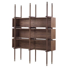Mattia Walnut Bookcase