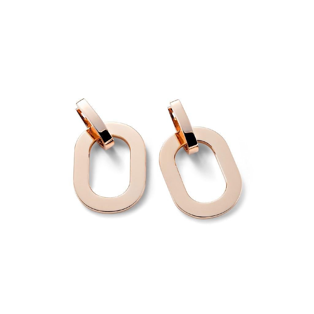 Contemporain Mattioli Aruba  Boucles d'oreilles en or rose 18 carats en vente