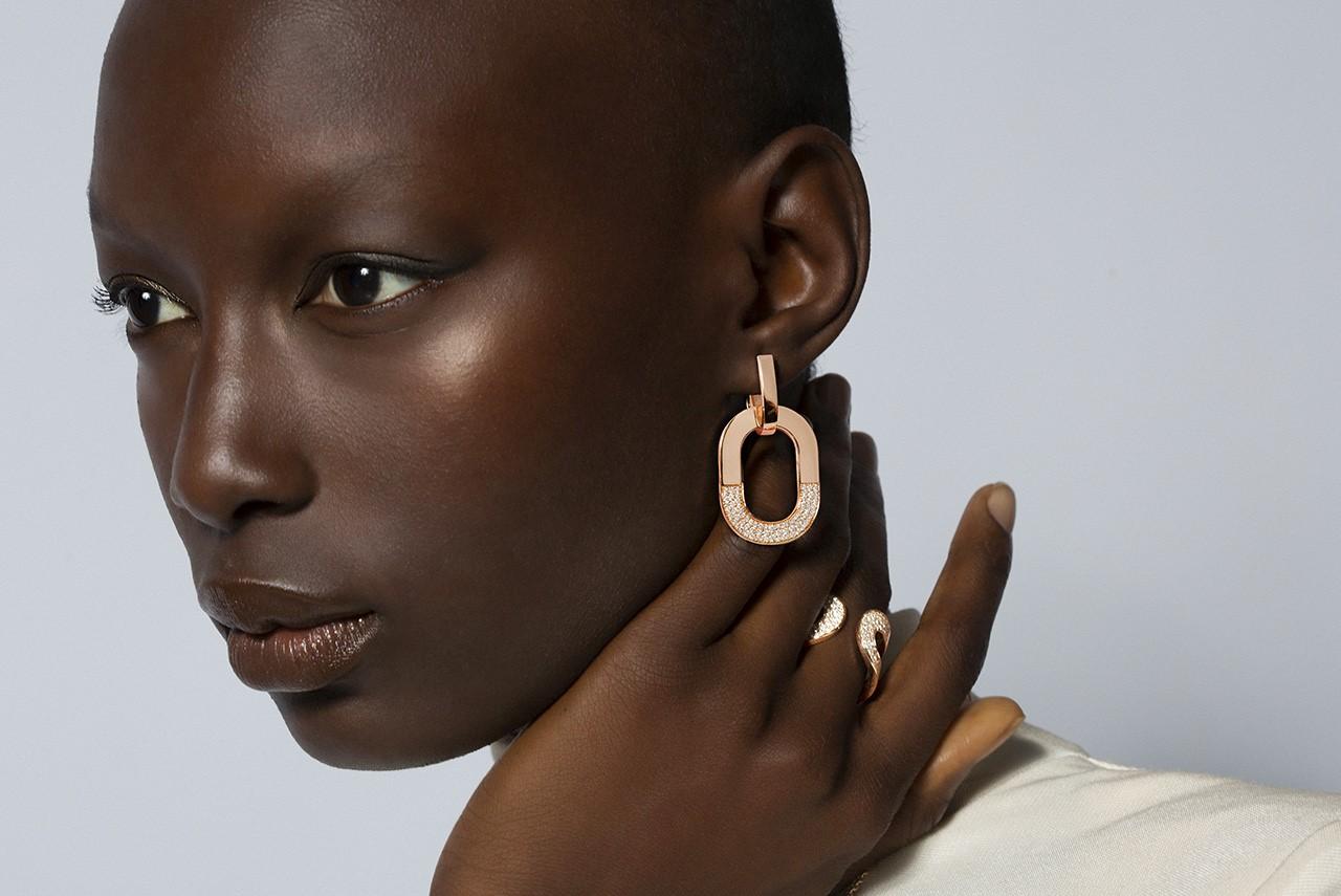 Mattioli Aruba  Boucles d'oreilles en or rose 18 carats en vente 4