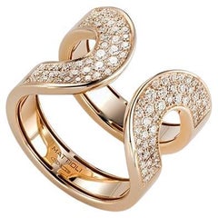 Anello Mattioli Aruba in oro rosa e  Diamanti marroni