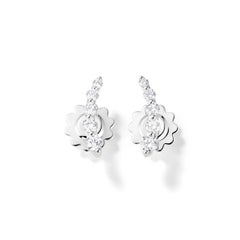 Mattioli Aspis Collection Earrings in 18k white gold and white diamonds