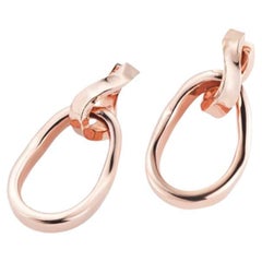 Mattioli Aspis Collection'S Ohrringe aus gehämmertem Roségold