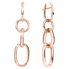 Mattioli Aspis Collection Gocce Earrings in 18k Rose Gold