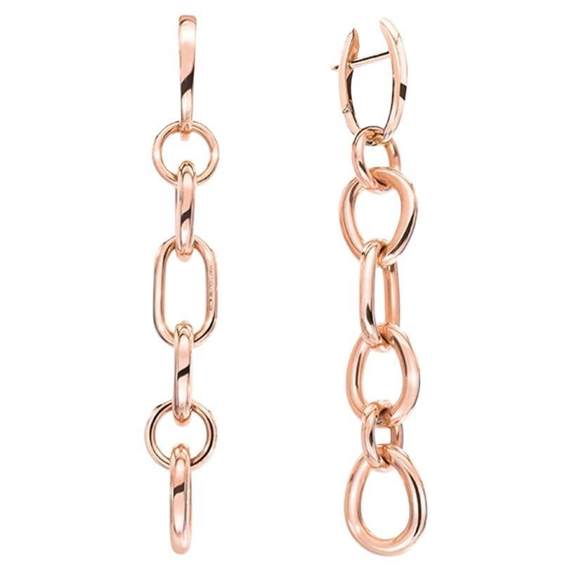 Mattioli Aspis Collection Gocce Earrings in 18k Rose Gold