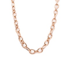 Mattioli Aspis Collection Model Chain Necklace in 18k Rose Gold