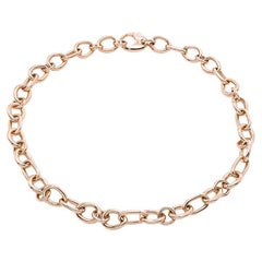 Mattioli Aspis Collection Model Chain Necklace in 18k Rose Gold