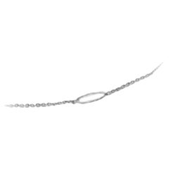 Collar Mattioli Chips Sautoir de Oro Blanco