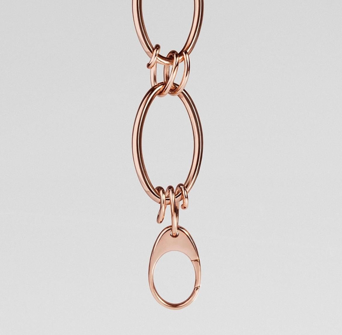 Bracciale Collection'S Hiroko di Mattioli in oro rosa 18k e diamanti brown in vendita 4
