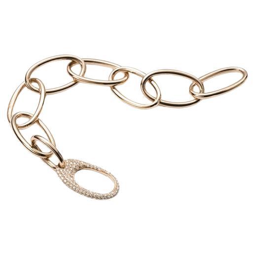 Contemporaneo Bracciale Collection'S di Mattioli in oro rosa 18k e diamanti bianchi in vendita