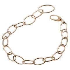Collar Mattioli Colección Hiroko de oro rosa de 18 quilates y diamantes marrones