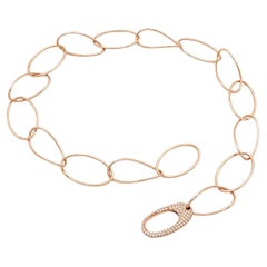 Collar Mattioli Colección Hiroko de 18k Rosa y Diamantes Blancos
