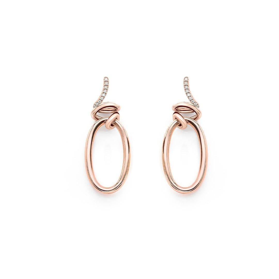Mattioli  Pendientes colgantes Colección Hiroko de oro rosa de 18k y diamantes blancos
Quilates de diamante: 0,14
También disponible en Marrón Diamante
y oro de otros colores 
Si no está en stock, tiempo de fabricación 4 semanas

COLECCIÓN HIROKO
La