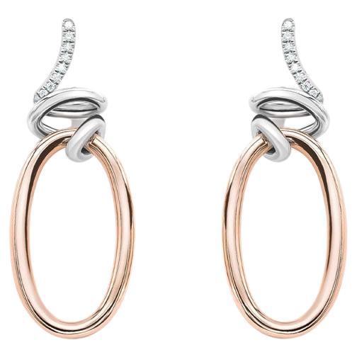 Mattioli  Pendientes colgantes Colección Hiroko de oro rosa de 18k y diamantes blancos
Quilates de diamante: 0,14
También disponible en Marrón Diamante
y oro de otros colores 
Si no está en stock, tiempo de fabricación 4 semanas

COLECCIÓN HIROKO
La