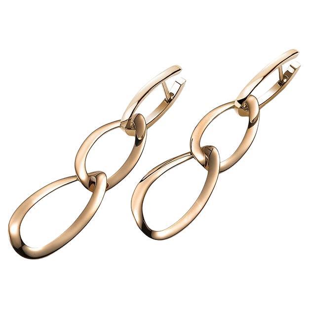 Mattioli  Hiroko Collection pendant earrings in 18k Rose Gold
