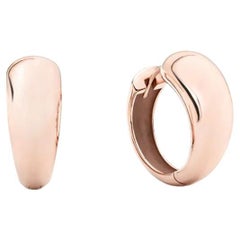 Mattioli Hiroko Collection kleine Ohrringe mit braunen Diamanten aus 18 Karat Roségold