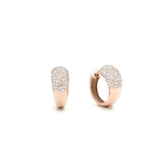 Mattioli Hiroko Collection small hoops earrings in 18k Rose Gold