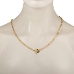 Mattioli Jewelry Mattioli 18 Karat Rose Gold Long Chain Toggle Necklace
