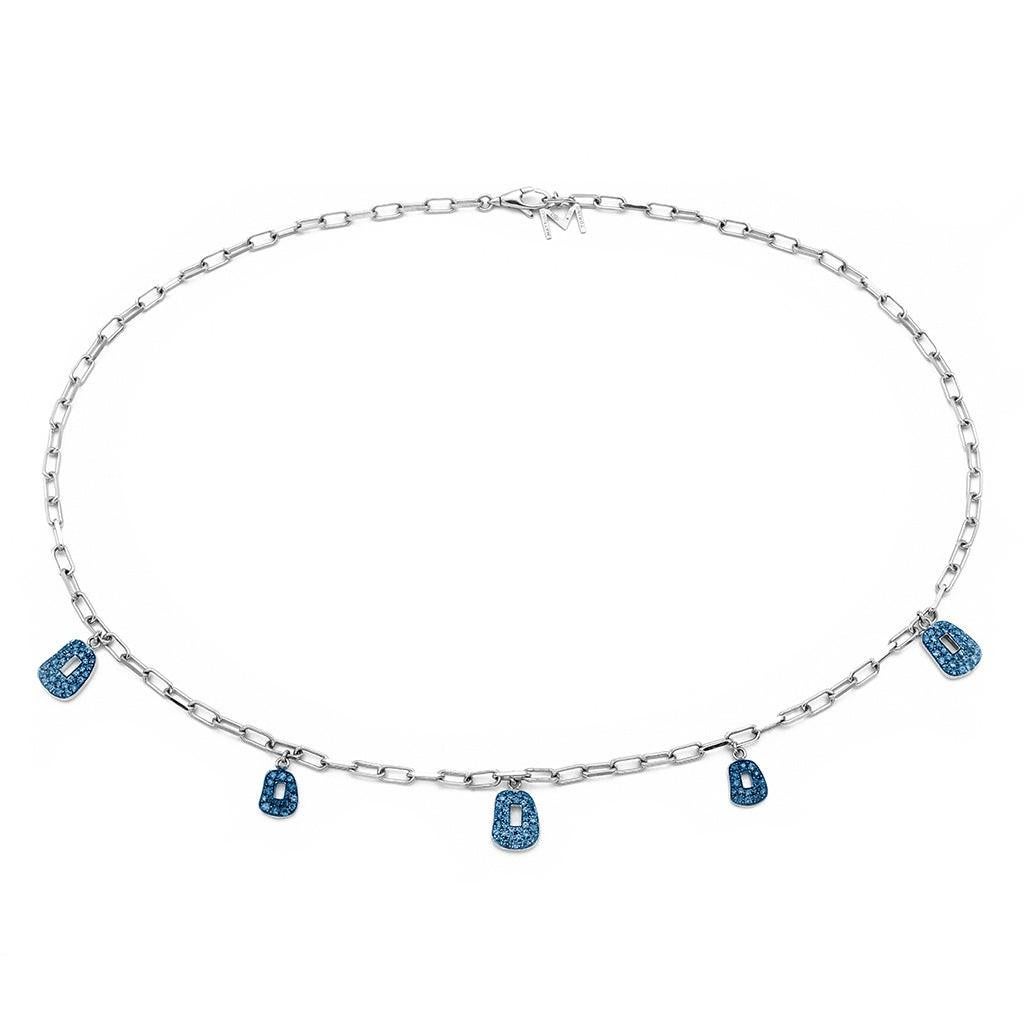 Mattioli Mini Puzzle 3 pendentifs  Collier en or jaune et tsavorites en vente 2