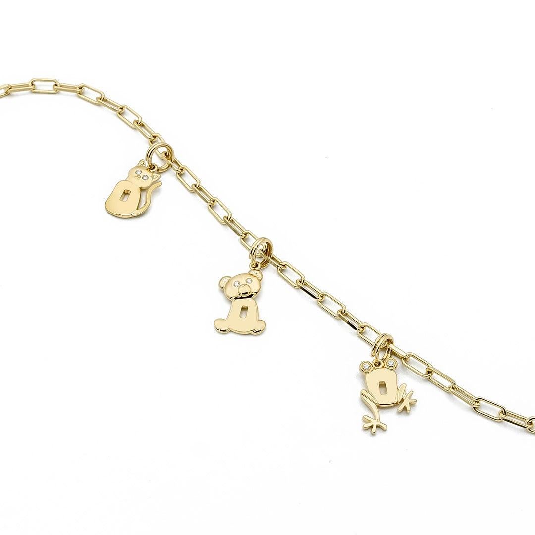 Mattioli Pendentifs de la collection Puzzle papillon en or jaune 18 carats et diamants Pour femmes en vente