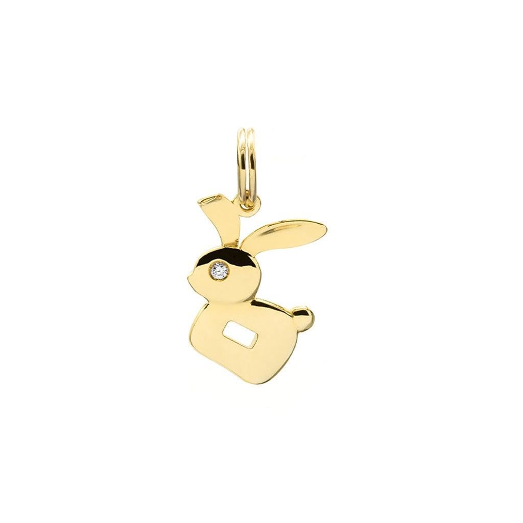 Mattioli Pendentifs de la collection Puzzle papillon en or jaune 18 carats et diamants en vente 1