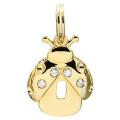 Mattioli Mini Puzzle Collection Ciondoli LadyBug in oro giallo 18 carati e diamanti