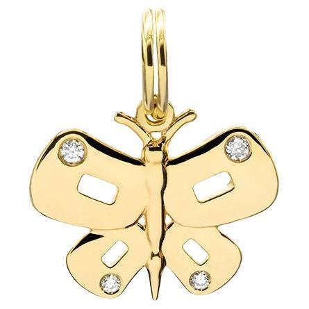 Donna Mattioli Mini Puzzle Collection Ciondoli gufo in oro giallo 18k e diamanti in vendita