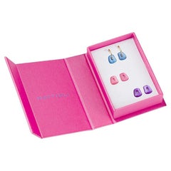 Scatola per orecchini Mattioli Mini Puzzle, con 3 paia di puzzle in 750  oro