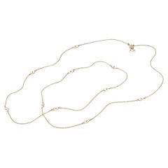 Mattioli Mini Puzzle Necklace in Rose Gold - 60 cm