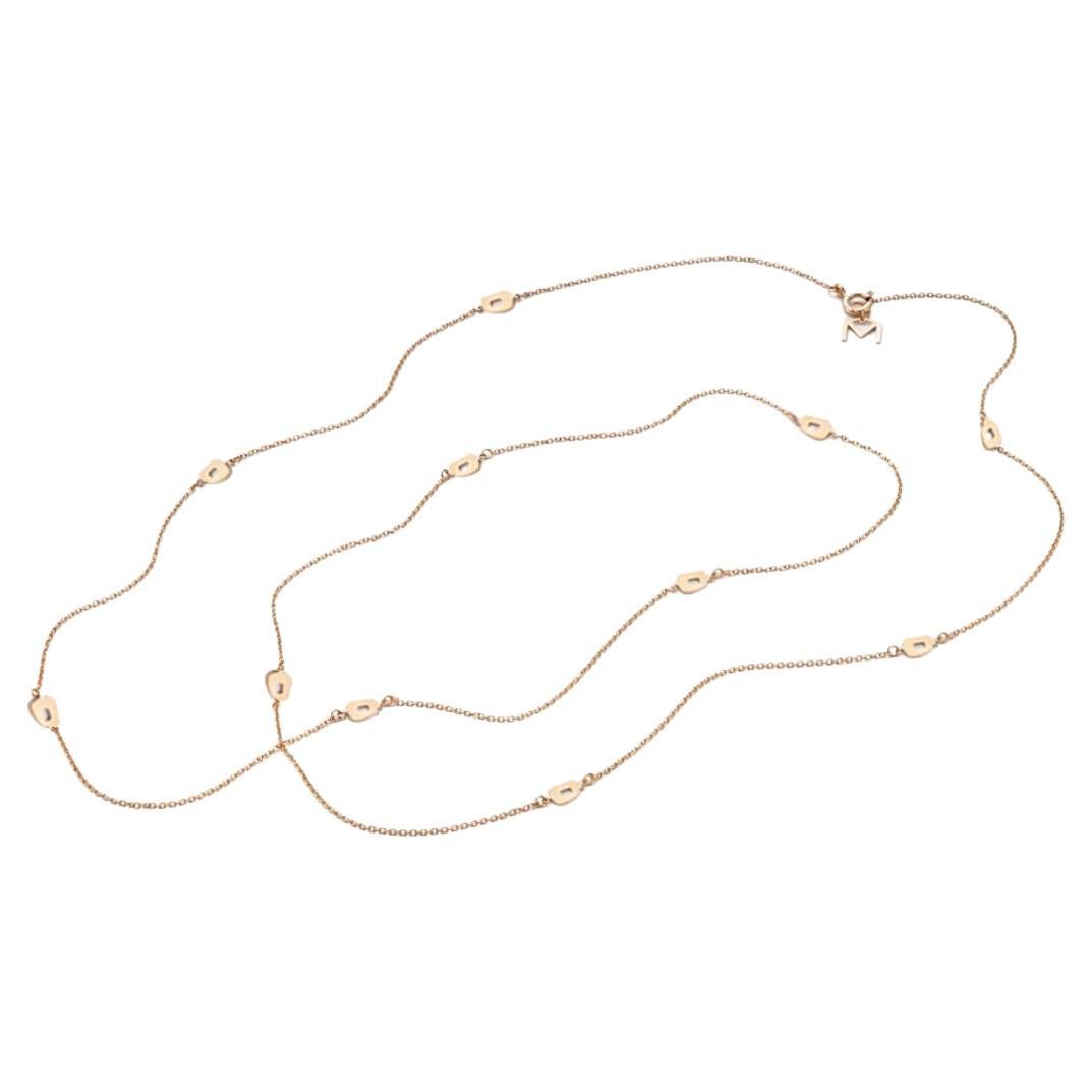 Collar Mini Puzzle Mattioli en Oro Rosa - 90 cm