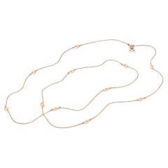 Mattioli Mini Puzzle Necklace in Rose Gold - 90 cm