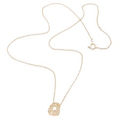 Mini Colgante Puzzle Mattioli de oro rosa y diamantes marrones